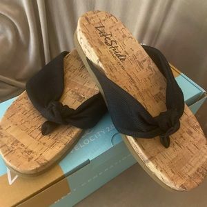 LifeStride Happy black sandals 6.5